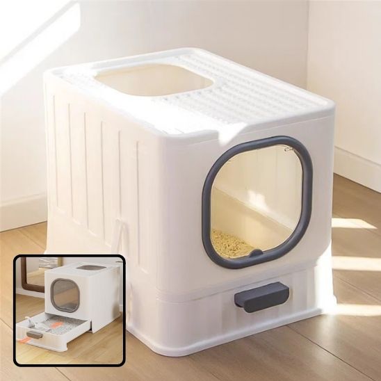 Bac à Litière Chat - CleanTop™ - Besoin de chat
