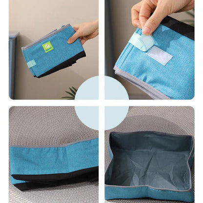 Bac à Litière Chat - NomadLiti™ - Bleu - Besoin de chat