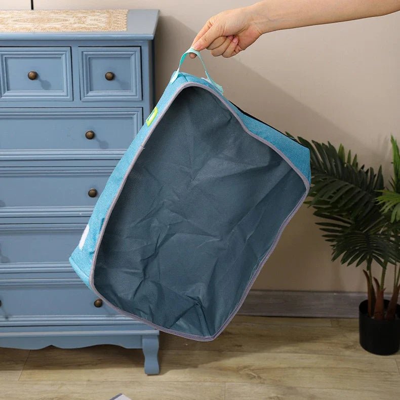 Bac à Litière Chat - NomadLiti™ - Bleu - Besoin de chat