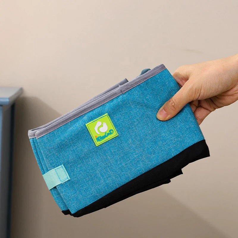 Bac à Litière Chat - NomadLiti™ - Bleu - Besoin de chat