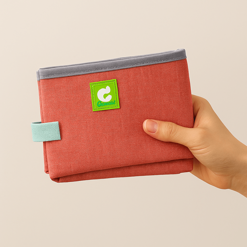 Bac à Litière Chat - NomadLiti™ - Rouge - Besoin de chat