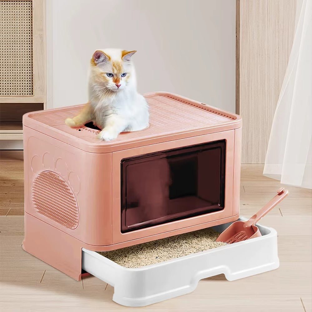 Bac à Litière Chat - PremiumConfort™ - Besoin de chat