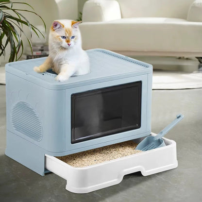Bac à Litière Chat - PremiumConfort™ - Besoin de chat