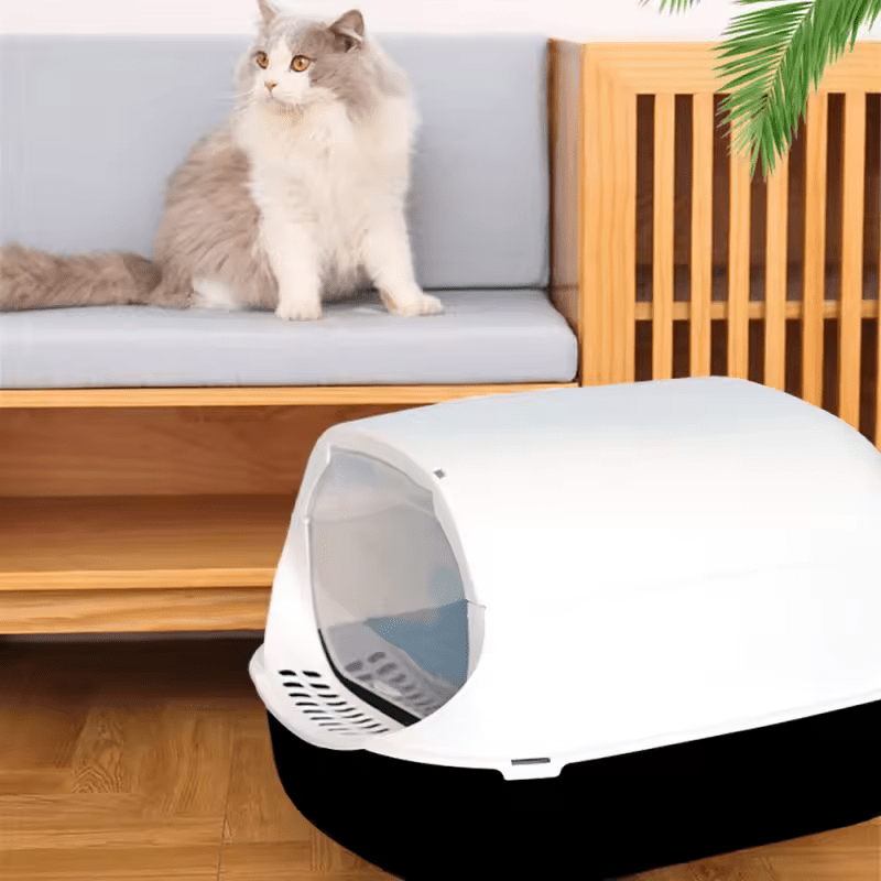 Bac à Litière Chat - SandboxCats™ - Noir - Besoin de chat