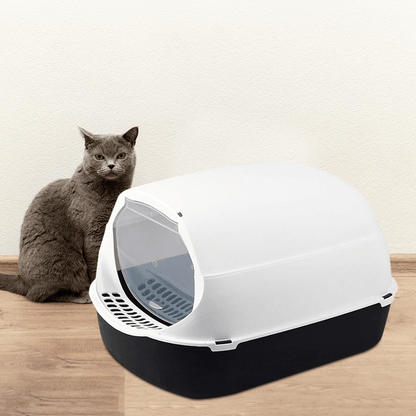 Bac à Litière Chat - SandboxCats™ - Noir - Besoin de chat