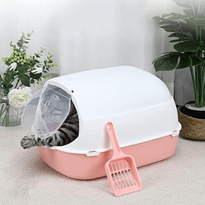 Bac à Litière Chat - SandboxCats™ - Rose - Besoin de chat