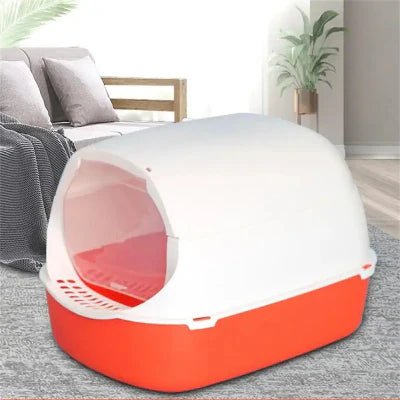 Bac à Litière Chat - SandboxCats™ - Rouge - Besoin de chat