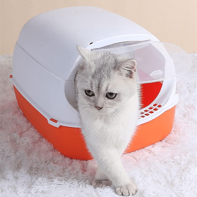 Bac à Litière Chat - SandboxCats™ - Rouge - Besoin de chat