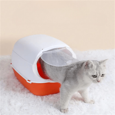 Bac à Litière Chat - SandboxCats™ - Rouge - Besoin de chat