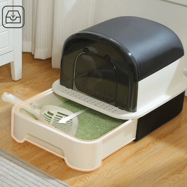 Bac à Litière Chat - SealOdeurs™ - Besoin de chat