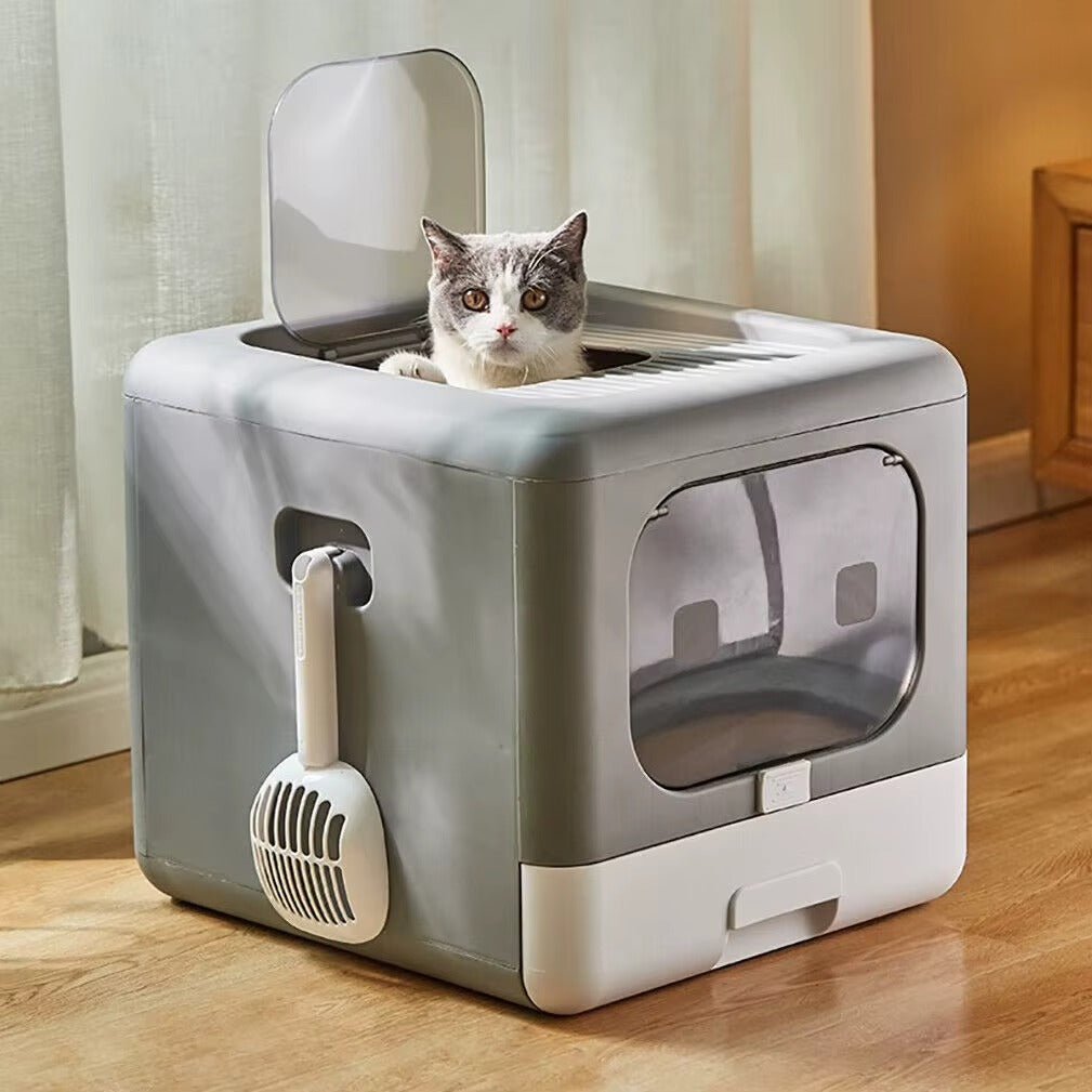 Bac à Litière Chat - SquareSandbox™ - Besoin de chat