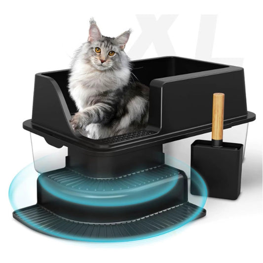 Bac à Litière Chat - XL InoxConcept+™ - Besoin de chat