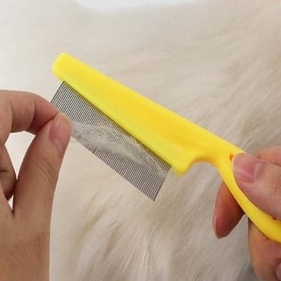 Brosse Chat - CatSheddingHairComb™ - Jaune - Besoin de chat