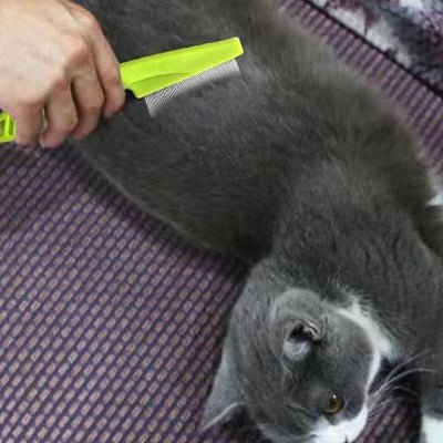 Brosse Chat - CatSheddingHairComb™ - Vert - Besoin de chat