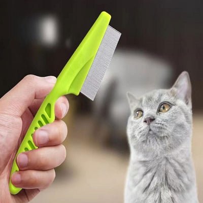 Brosse Chat - CatSheddingHairComb™ - Vert - Besoin de chat