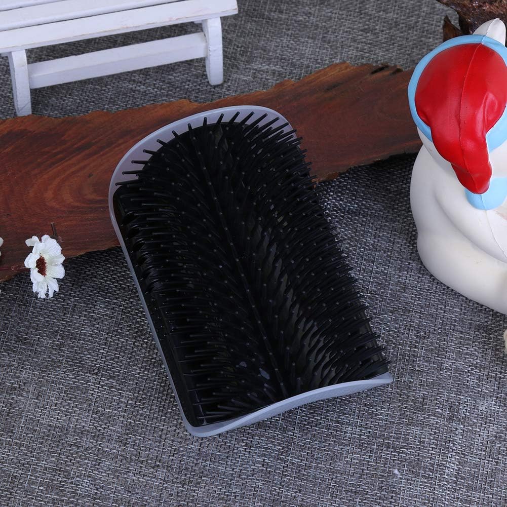 Grattoir Chat - PurrCornerGroomer™ - Noir - Besoin de chat