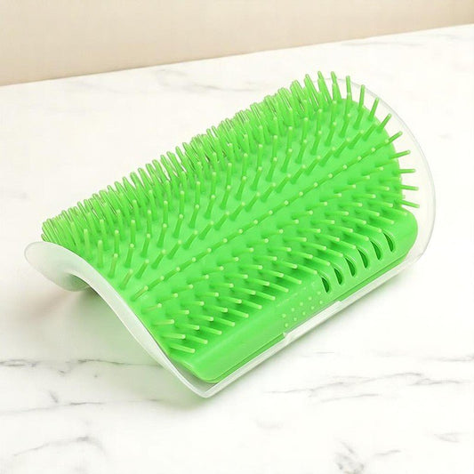 Grattoir Chat - PurrCornerGroomer™ - Vert - Besoin de chat