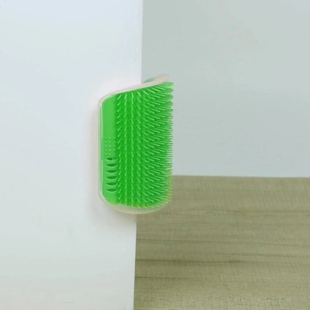 Grattoir Chat - PurrCornerGroomer™ - Vert - Besoin de chat