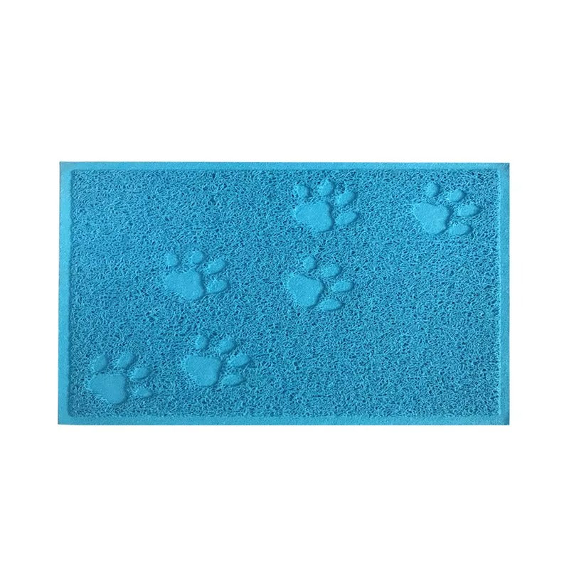 Tapis Litiere Chat Bleu