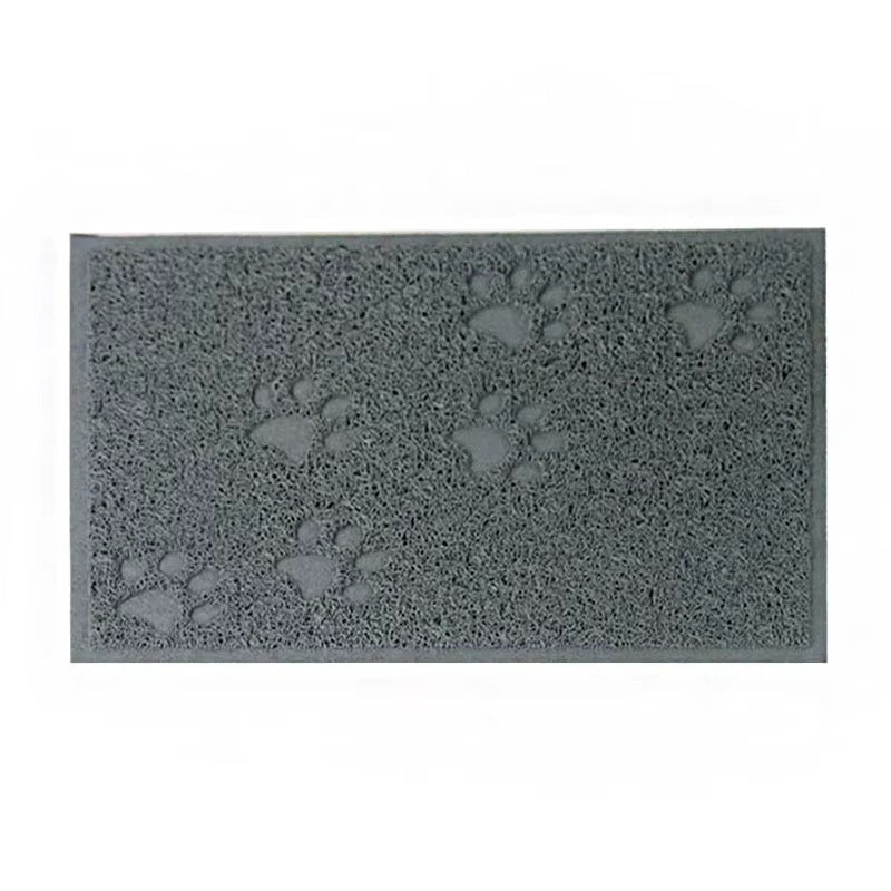 Tapis Litiere Chat Gris